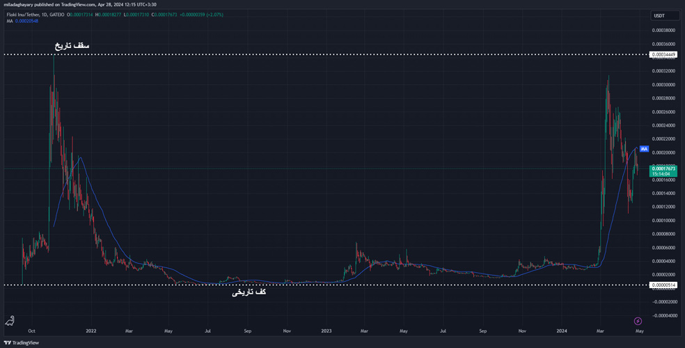 تاریخچه و روند قیمت فلوکی اینو
